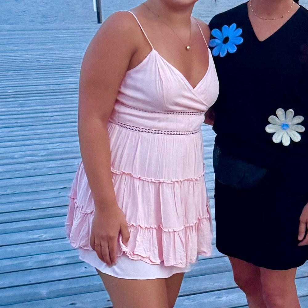 Trixxi Pink Sun Dress